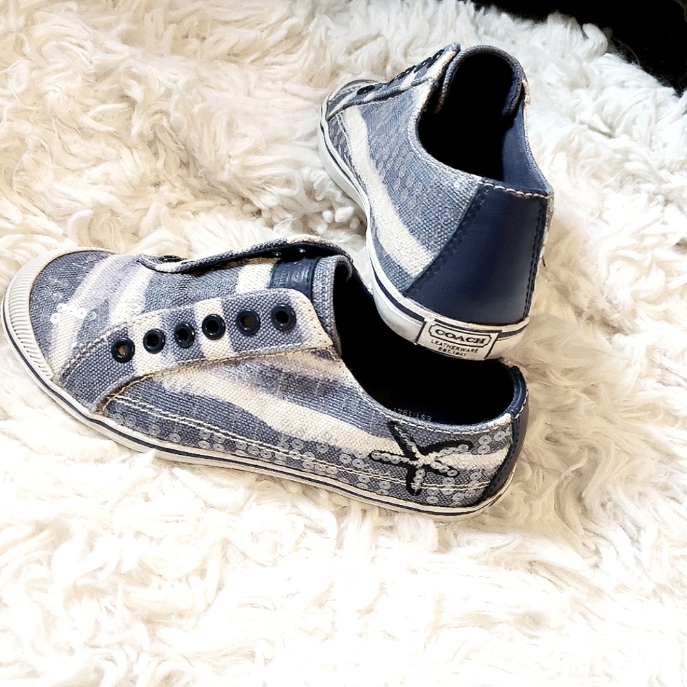 Coach Kloe Starfish sequin slide on Sneaker